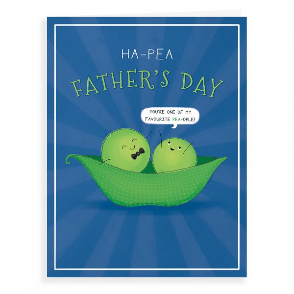 Father's Day Card Father's Day, Hap Pea