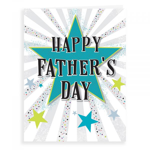 Father's Day Card Father's Day, Stars