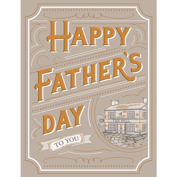 Father's Day Card Father's Day, Pub