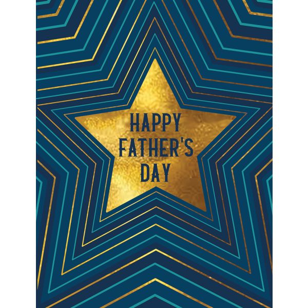 Father's Day Card Father's Day, Star