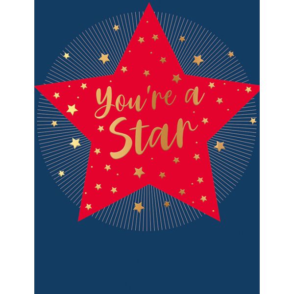Father's Day Card Father's Day, Red Star