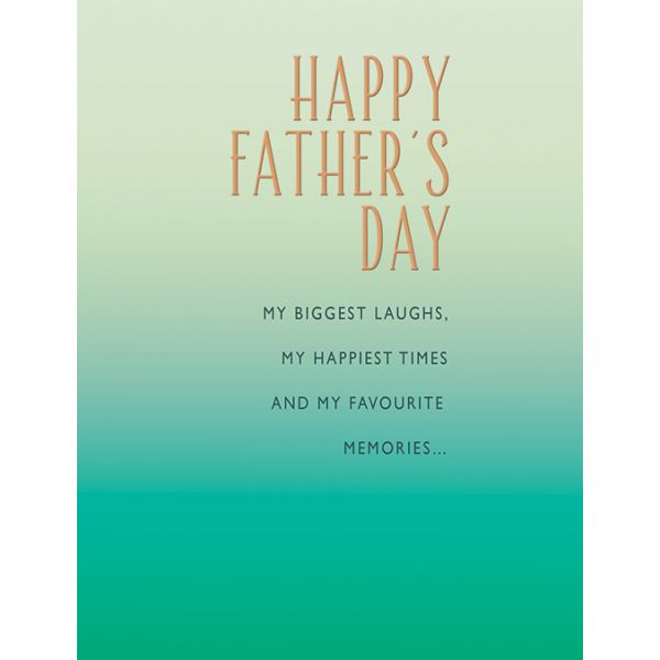 Father's Day Card Father's Day, Ombre