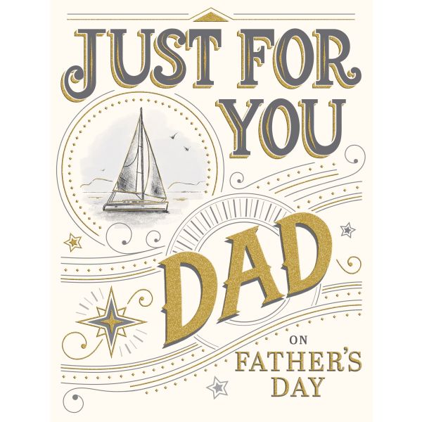 Father's Day Card Dad, Boat