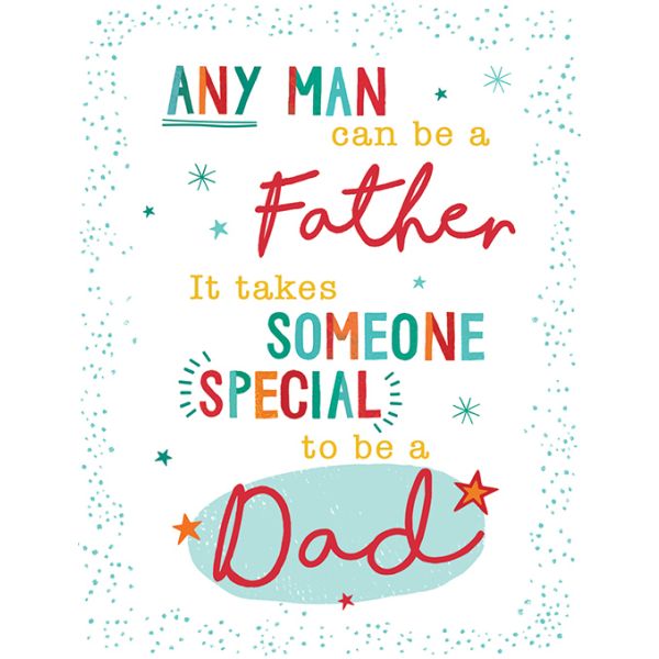 Father's Day Card Dad, Quote