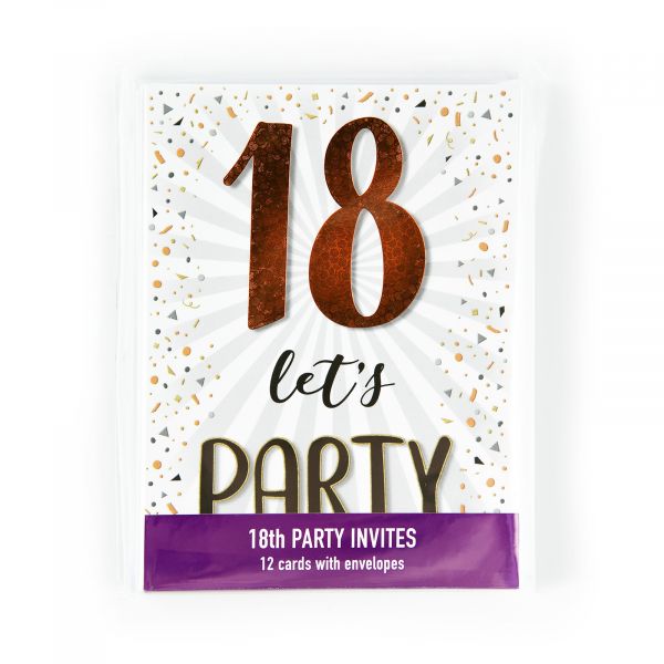 Birthday Party Invitations Age 18