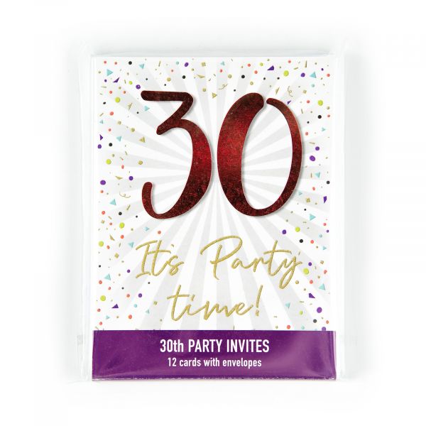 Birthday Party Invitations Age 30