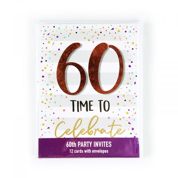 Birthday Party Invitations Age 60