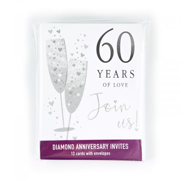 Invitation Pack Diamond Annivesary 60 Years