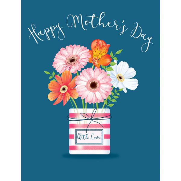Mother's Day Card Mother's Day, Vase