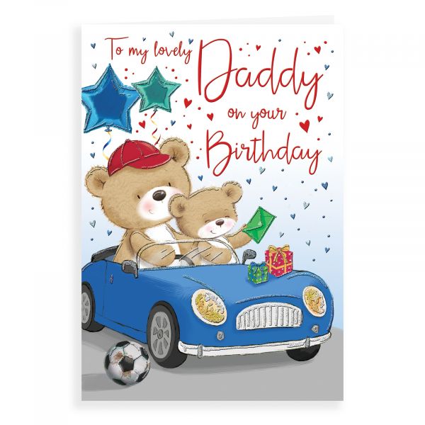Birthday Card Daddy, Bears In A Car