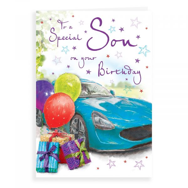Birthday Card Son, Sports Car