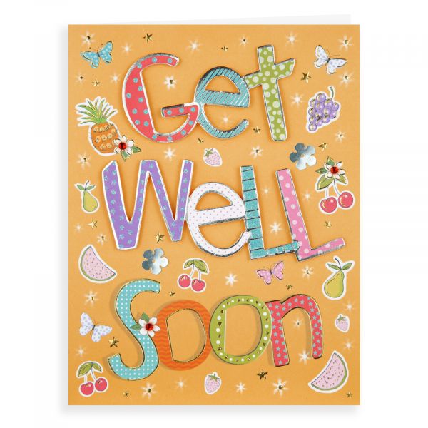 Get Well Card, Fruit   