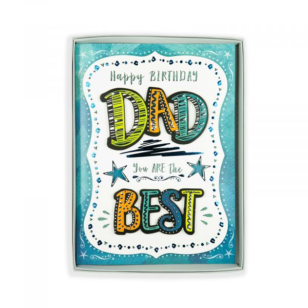 Birthday Boxed Card Dad, You Are The Best