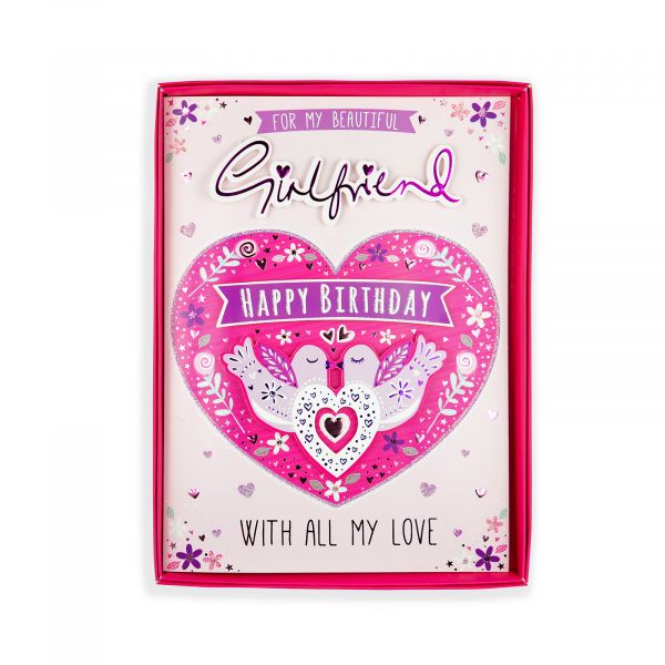 Birthday Boxed Card Girlfriend