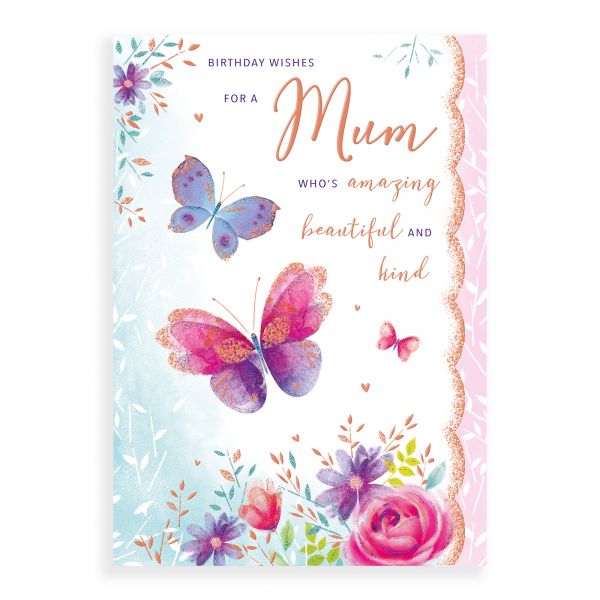 Birthday Card Mum, Butterflies