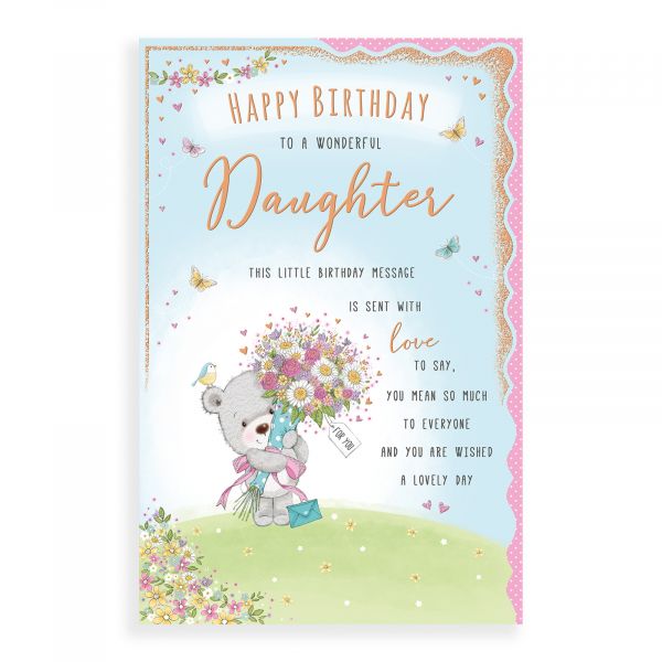 Birthday Card Daughter, Bear