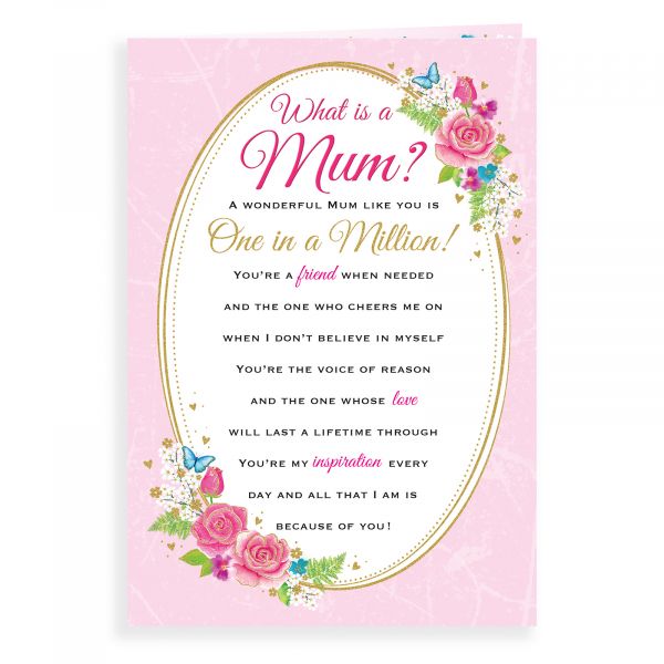 Birthday Card Mum, What Is A Mum Roses