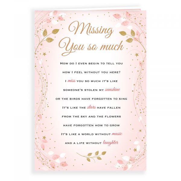 Thinking of You Card Missing You