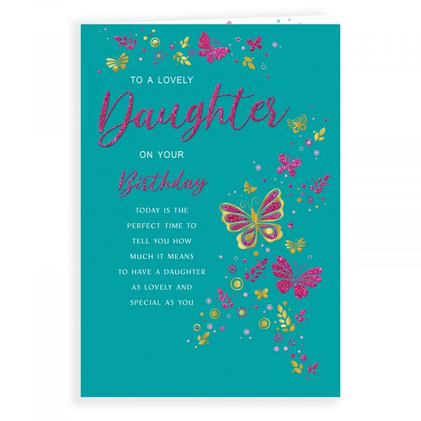 Birthday Card Daughter, Butterflies