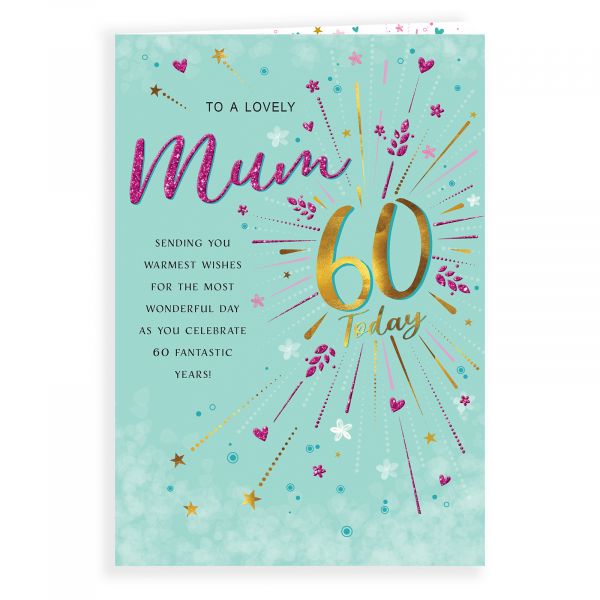 Birthday Card Age 60 Mum