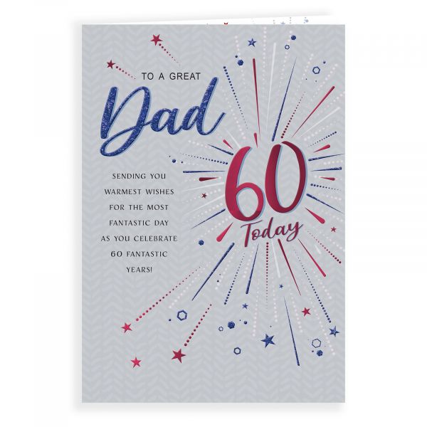 Birthday Card Age 60 Dad