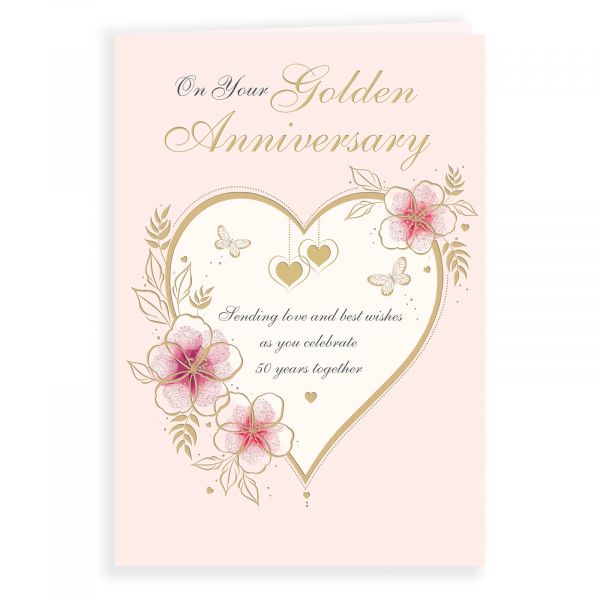 Anniversary Card Golden Your