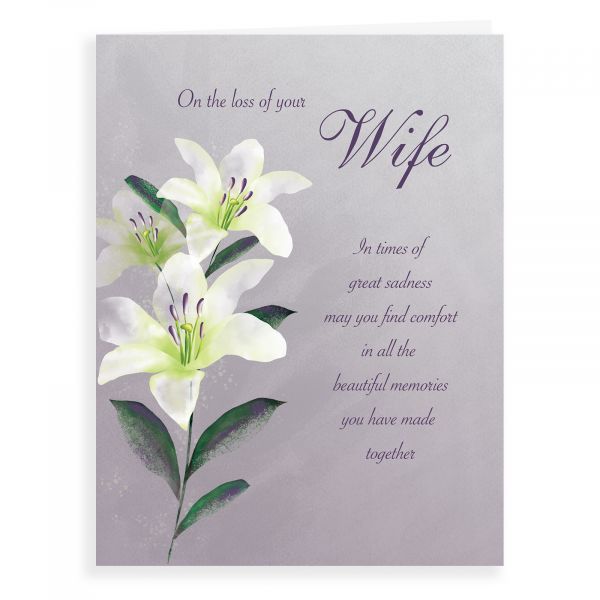 Sympathy Card Wife, Liles