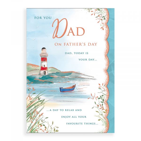 Father's Day Card Dad, Lighthouse