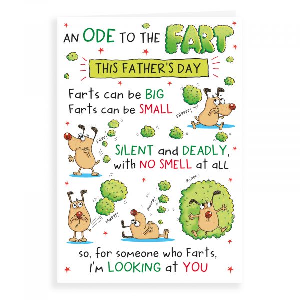 Father's Day Card Father's Day, An Ode To The Fart