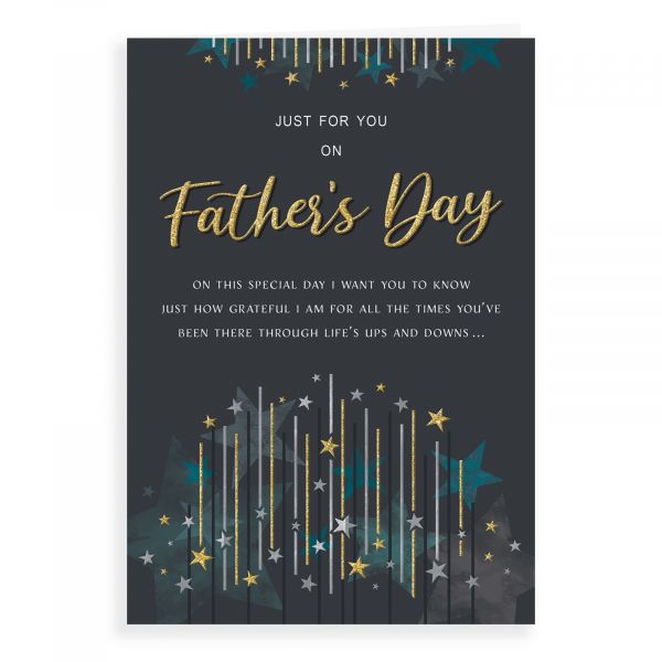 Father's Day Card Father's Day, Stars & Lines