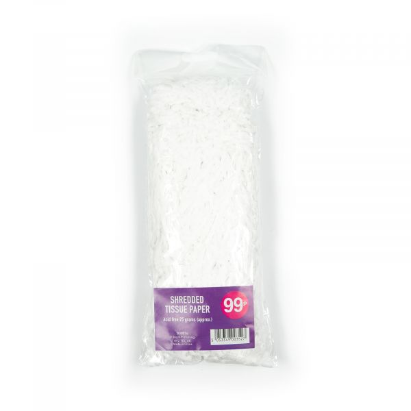 Shredded Tissue Paper White