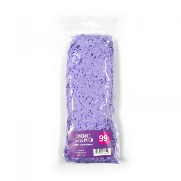 Shredded Tissue Paper Lilac