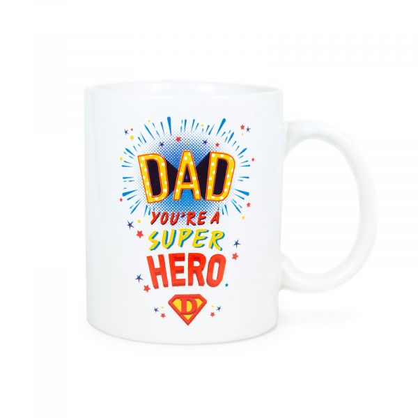 Father's Day Mug, Dad You're A Super Hero