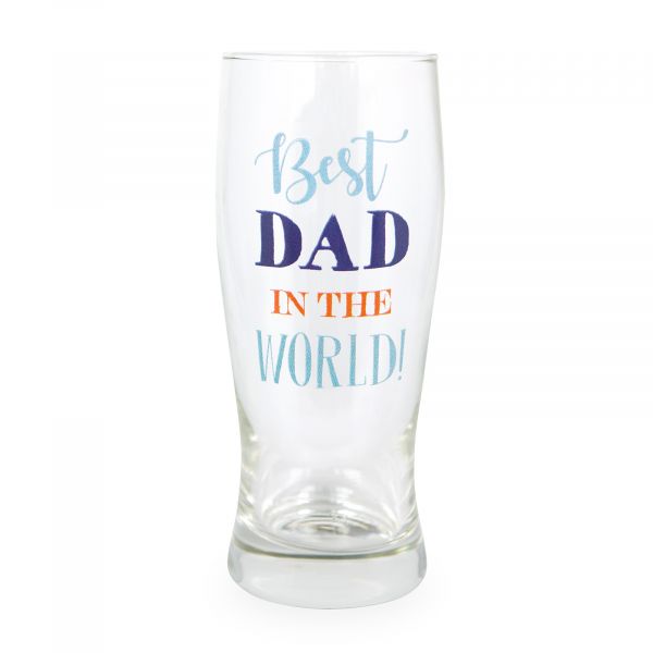 Father's Day Pint Glass, Best Dad In The World