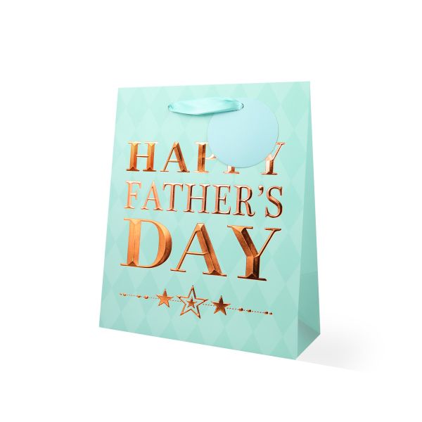 Happy Father's Day Stars Medium Gift Bag
