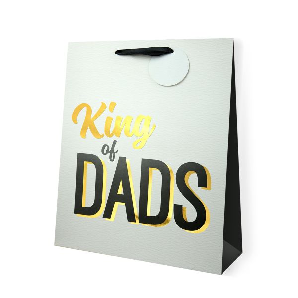 Father's Day King of Dads Large Bag