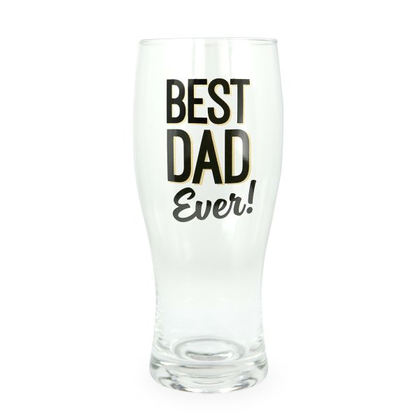 Father's Day Pint Glass, Best Dad Ever Glass