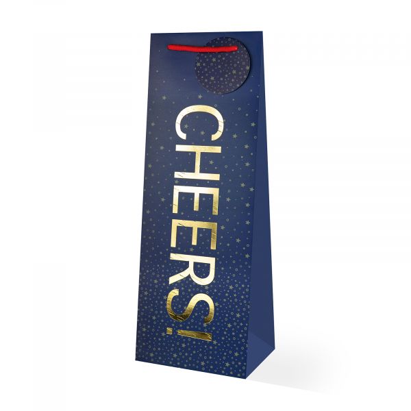 Cheers Bottle Gift Bag