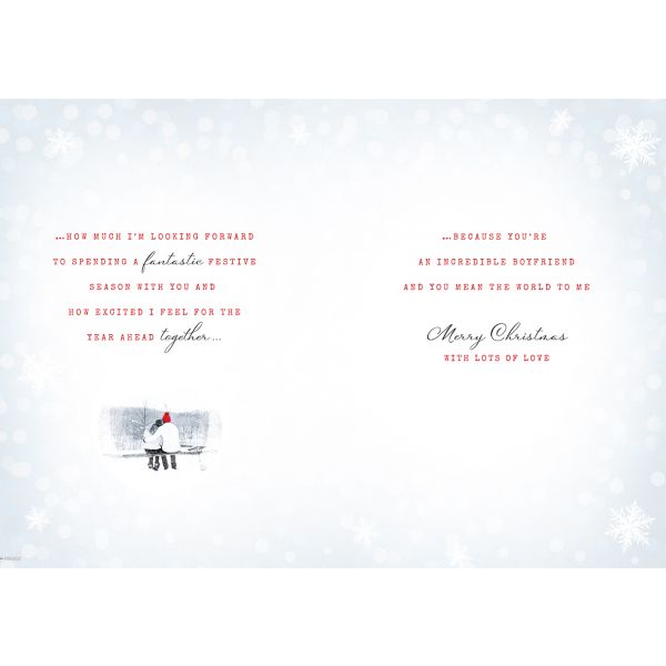 Christmas Card Boyfriend, Seated Couple