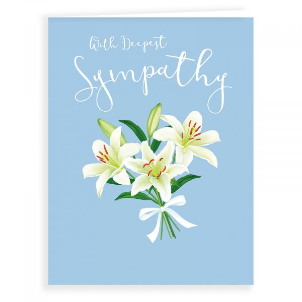 Sympathy Card, Lily Bunch