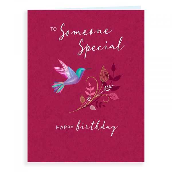 Birthday Card Someone Special, Humming Bird