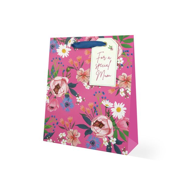 Mother's Day Floral Print Medium Bag