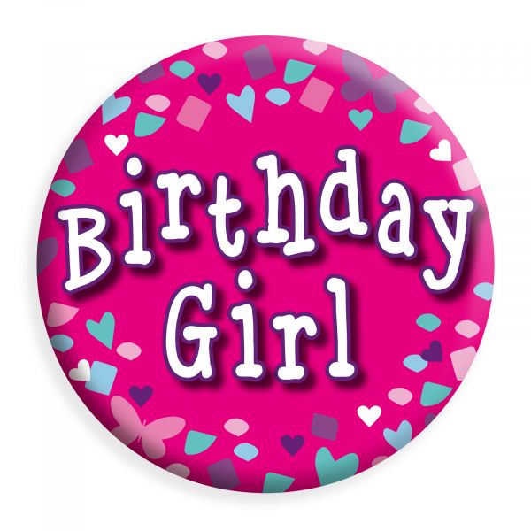 Birthday Girl Small Badge