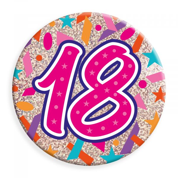 Age 18 Female Jumbo Badge