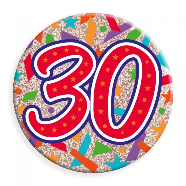 Age 30  Jumbo Badge