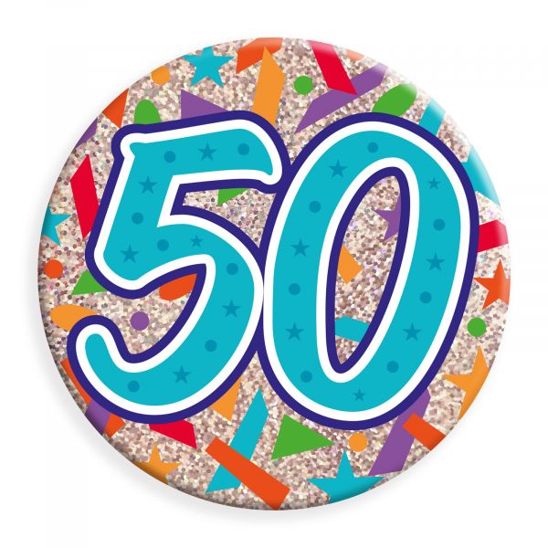 Age 50 Jumbo Badge