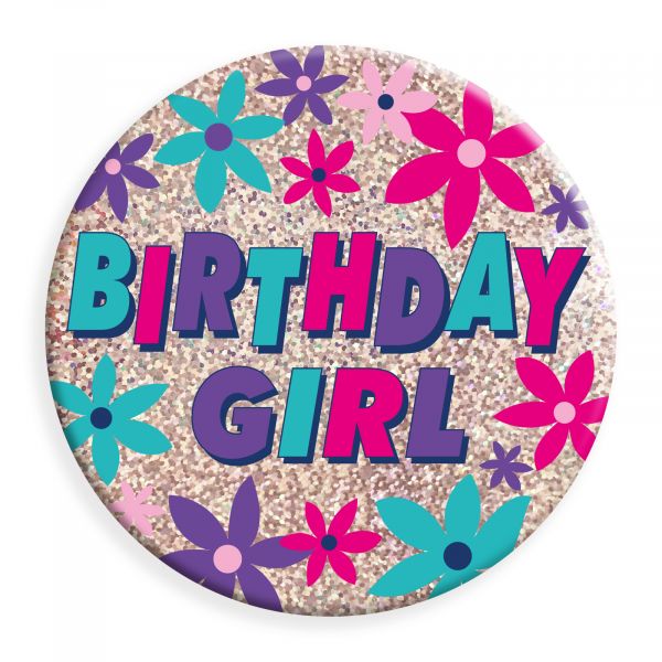 Birthday Girl Jumbo Badge