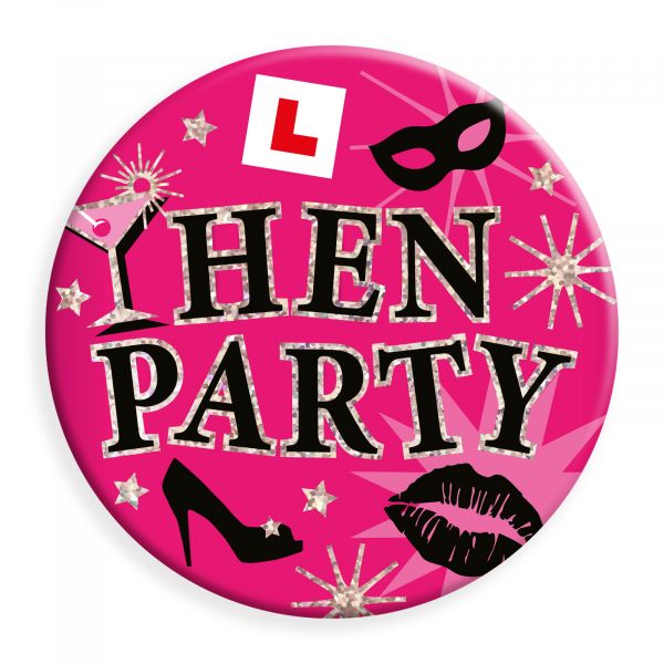 Hen Party Jumbo Badge