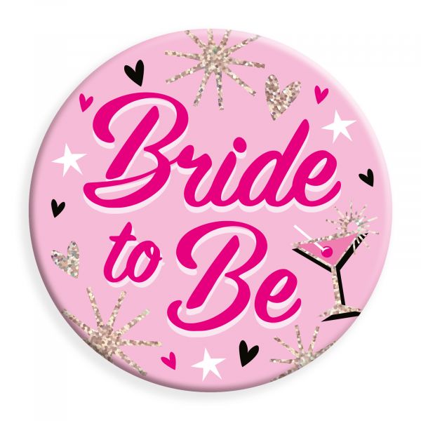 Bride to Be Jumbo Badge