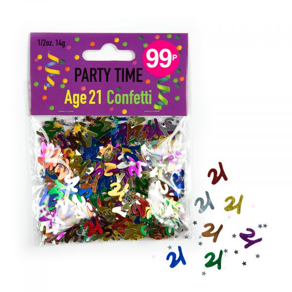 Confetti Age 21